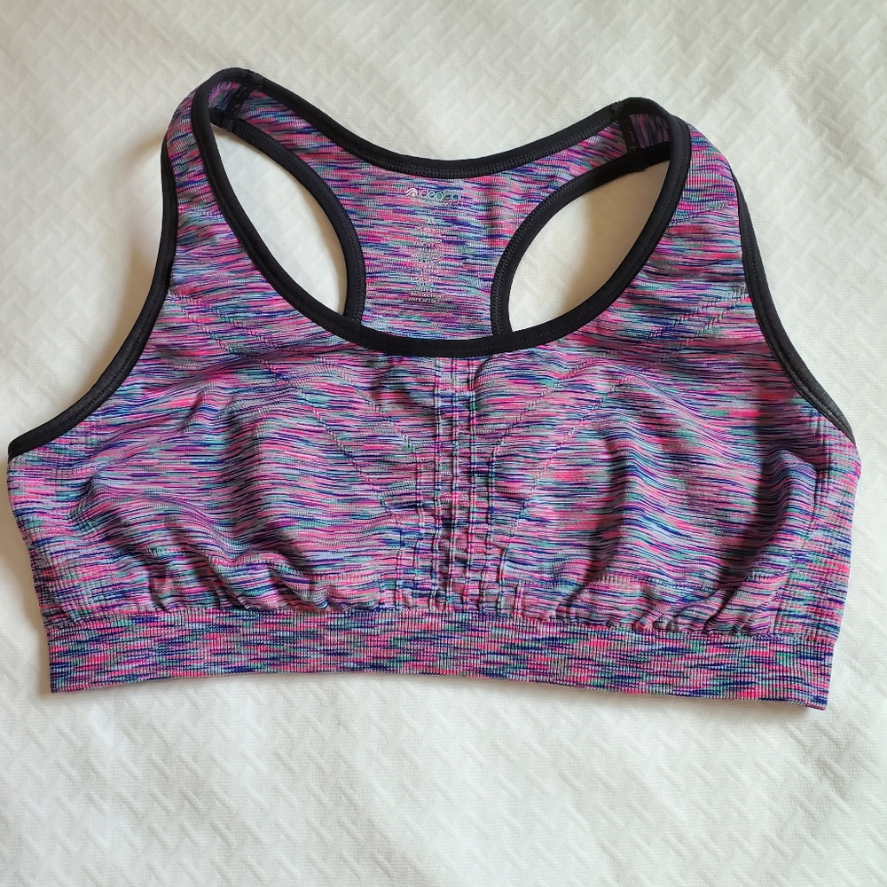 Ideology Sports Bra Space Dyed Purples Size XL